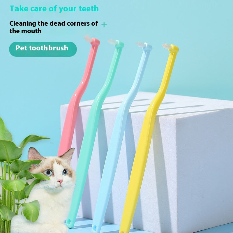 Pet Cleaning Supplies Orthodontic Toothbrush