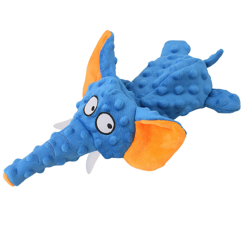 Plush Elephant Dog Toy