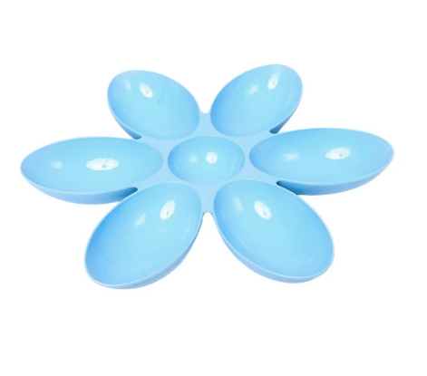 Multi-Meal Food Flower Rice Bowl Shallow Mouth