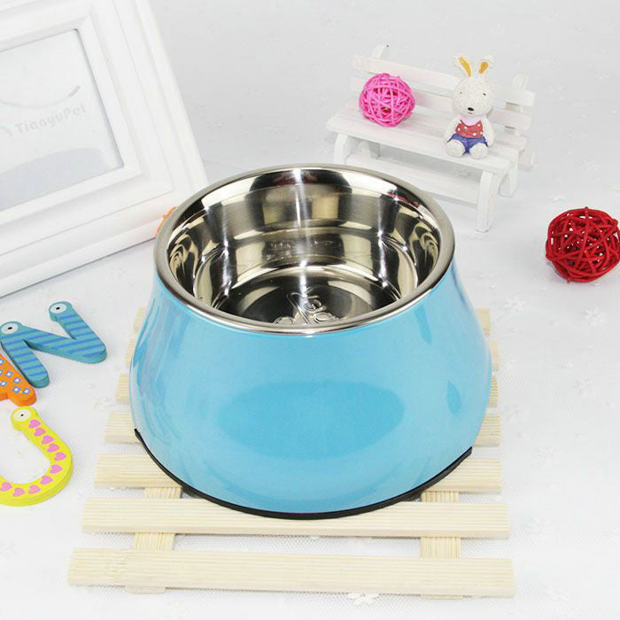 Top-Foot Single Mouth Non-Slip Pet Bowl