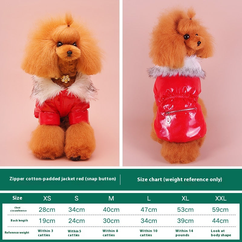 Warm Thickened Puppy Autumn Winter Jacket