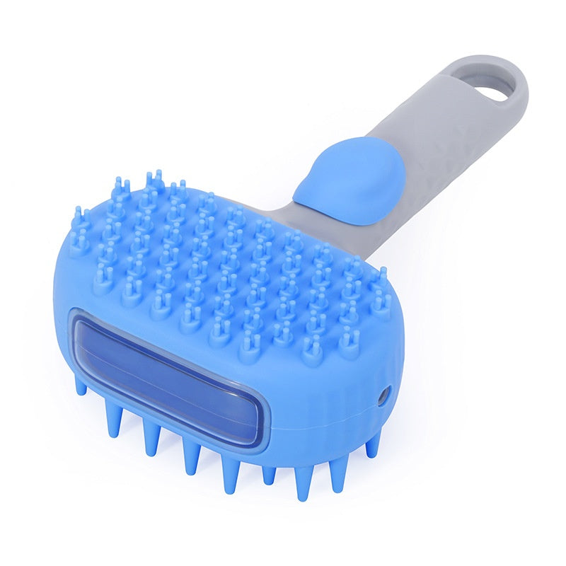 Silicone Dog Bath Brush For Hair Cleaning