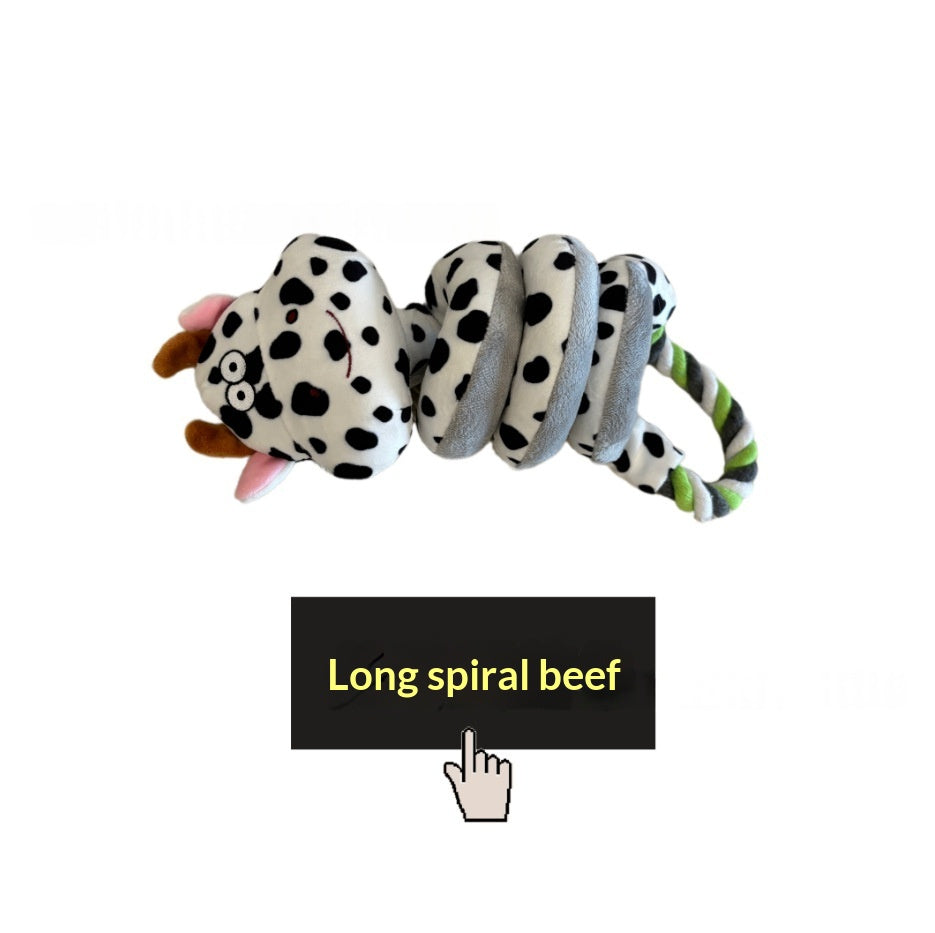 Puppy Tug-of-War Plush Crinkle Paper Chew-Resistant Toy