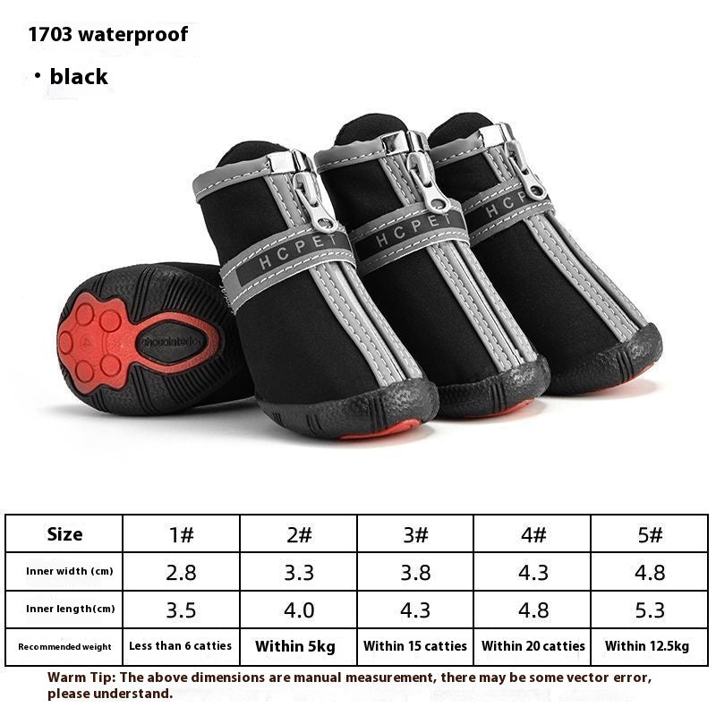Waterproof Non-Slip Breathable Dog Shoes