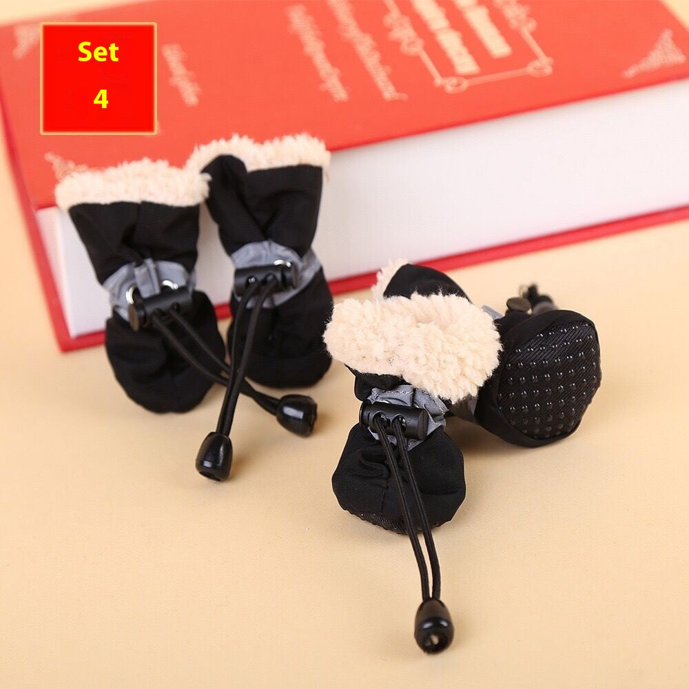 Breathable Four-Season Soft-Bottom Dog Shoes