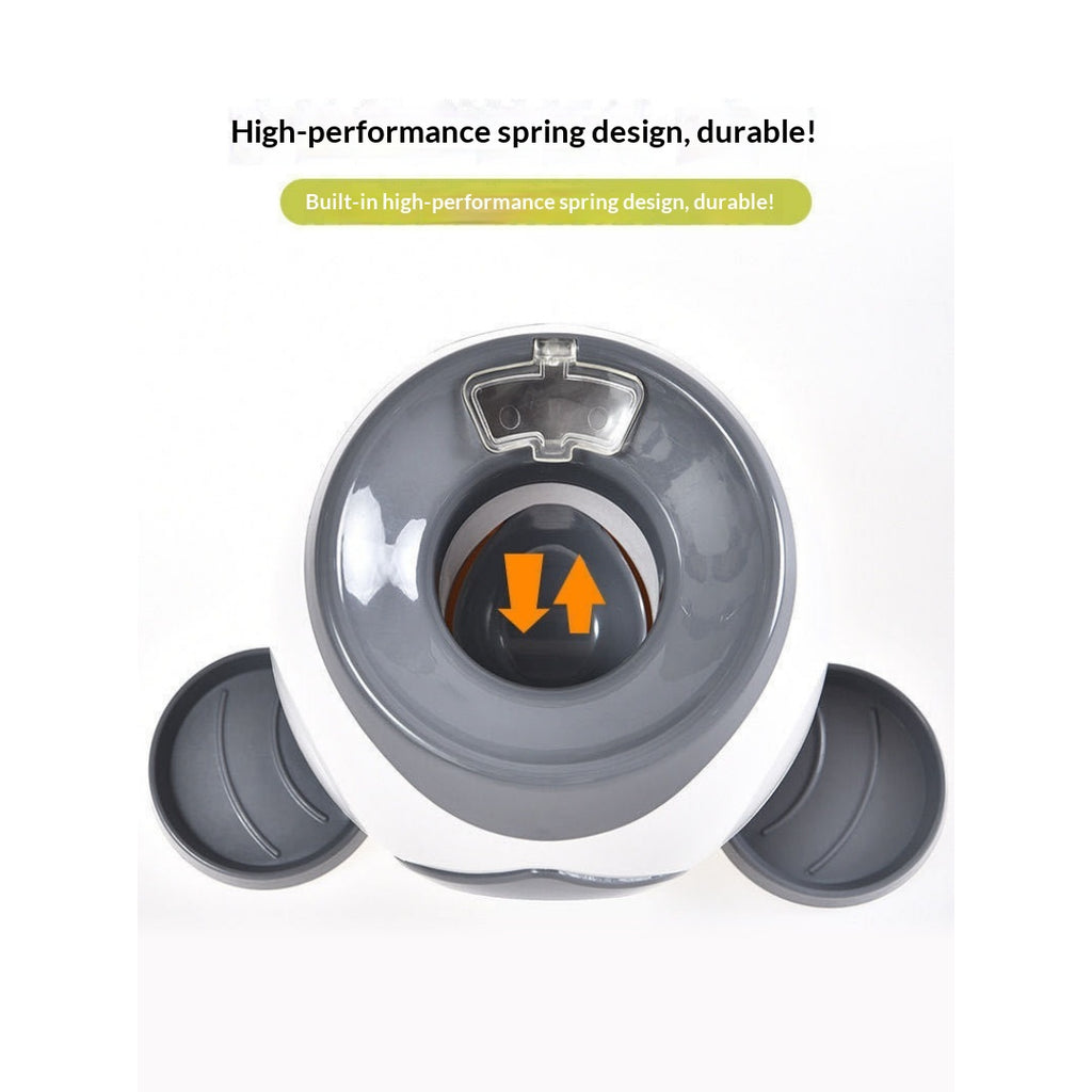 Automatic Tennis Ball Launcher With Treat Dispenser
