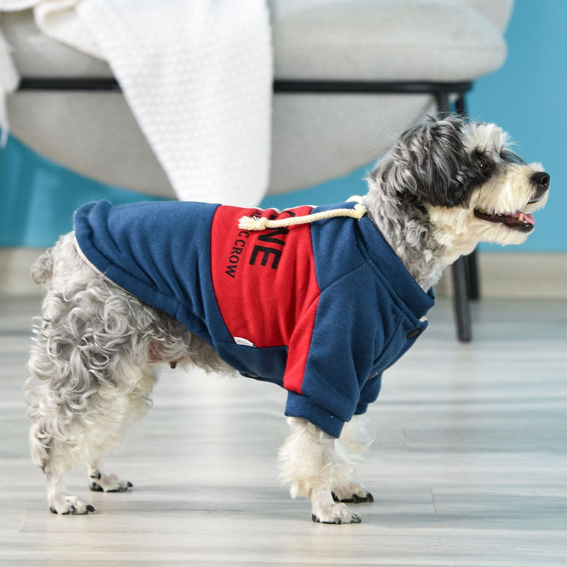 New Teddy Bichon Small Dog Pet Fall Winter Two-Legged Sweater