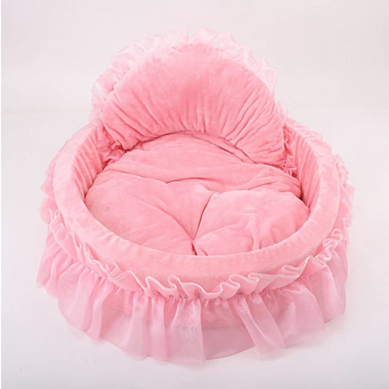 Princess Dog Nest Pet Bed