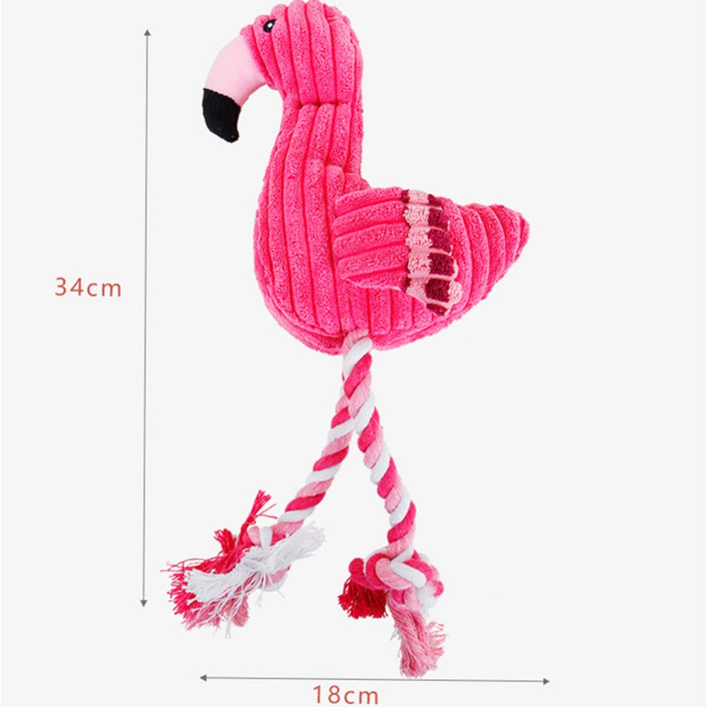 Vocal Animal Plush Dog Chew Toy