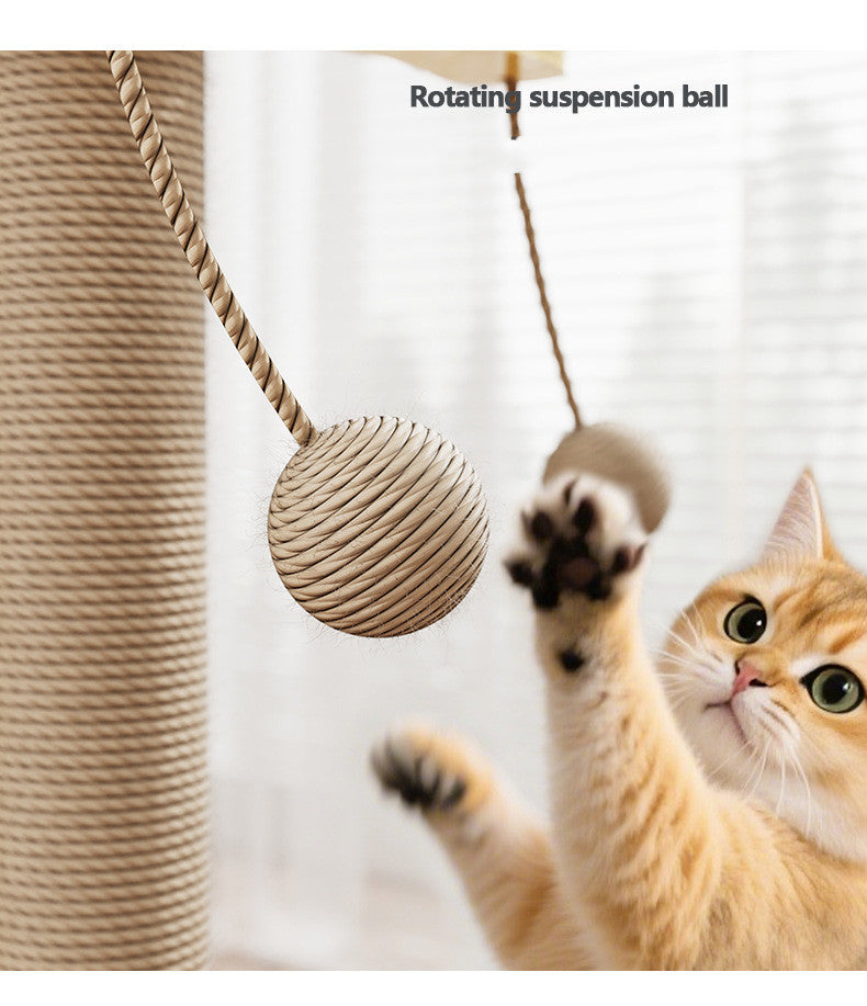 Scratch-Resistant Chip Hanging Ball Kitty Toy