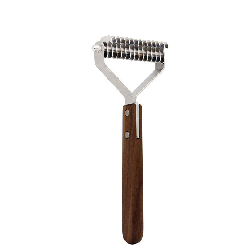 Wooden Dog Comb