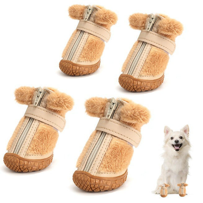Cute Anti-Slip Winter Booties For Small Dogs