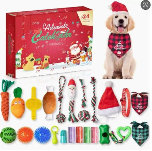 Christmas Dog Toy Gift Box Gift Bag