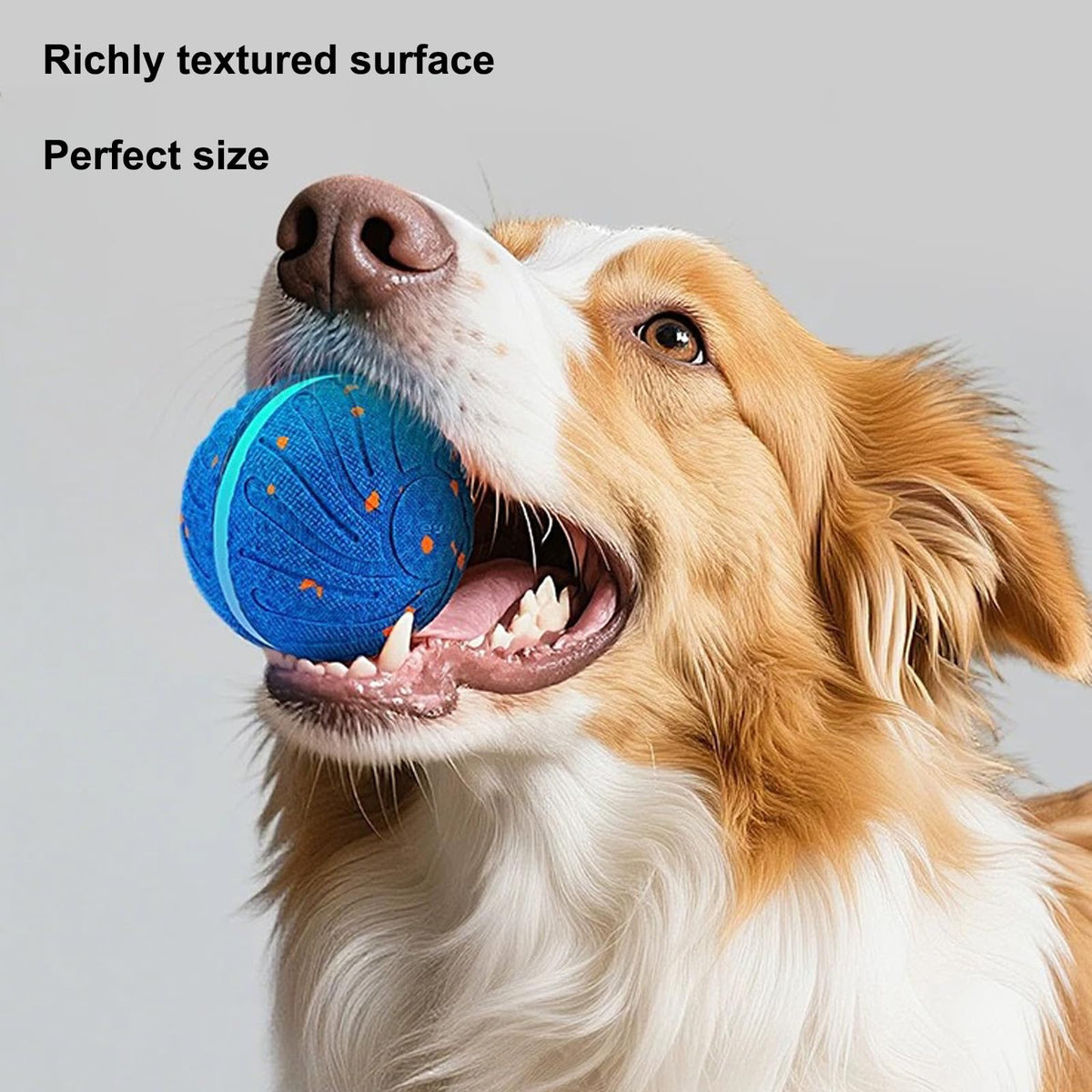 Interactive Dog Toys Ball, Smart Moving Bouncing Dog Ball With Colorful Lights, Automatic Moving, Bouncing And Rotating, E-Tpu Material, Dog