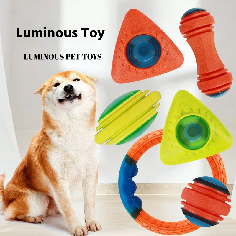 New Luminous Interactive Molar Bite-Resistant Medium And Large Dog Toy