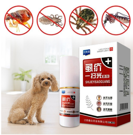 Dog And Cat Flea And Lice Spray