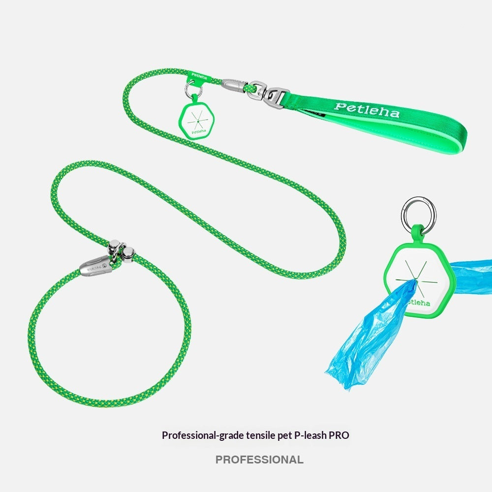 Cross-Border Competition-Grade Training Dog Leash P-Style Leash That Doesnt Chafe The Hands
