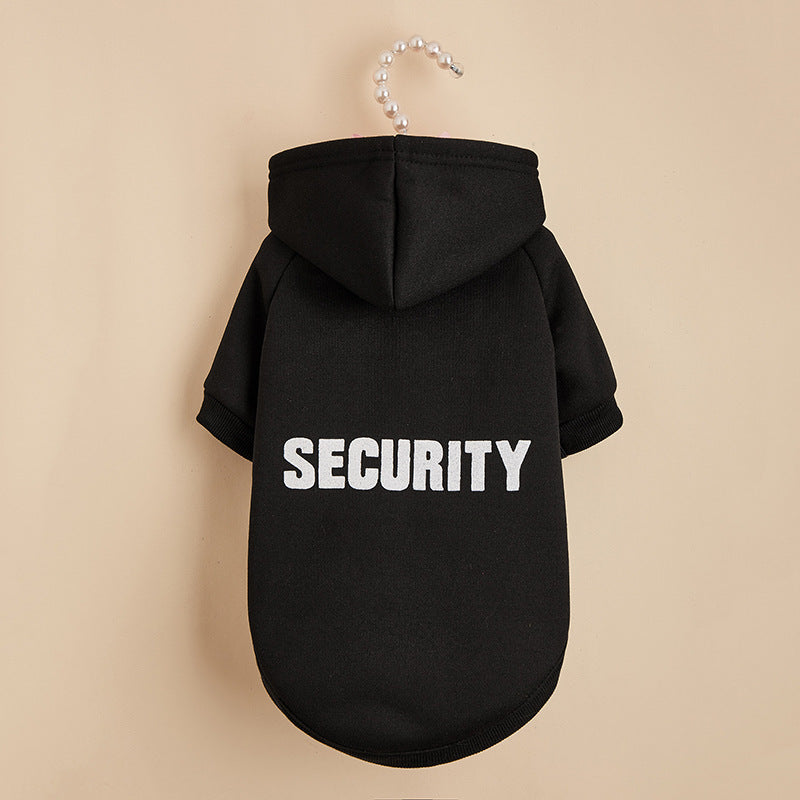 Simple Warm Printed Pet Clothes
