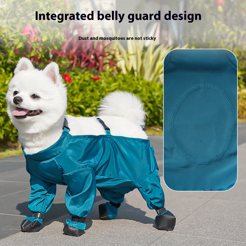 Dustproof Dog Diaper Belly Jumpsuit