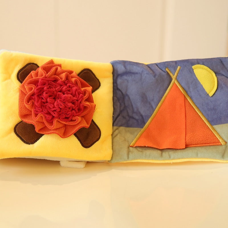 Cute Cloth Book Toy For Dog Food Leakage, Smell And Sound