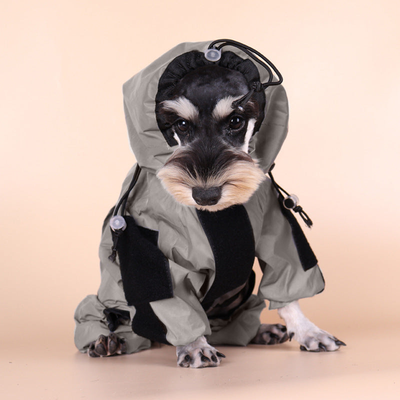 Reflective Waterproof Dog Raincoat