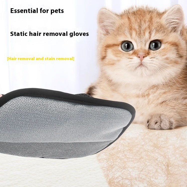 Electrostatic Pet Hair Removal Glove