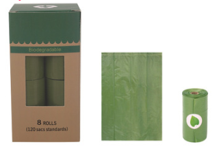 16 Rolls Disposable Dog Poo Bags