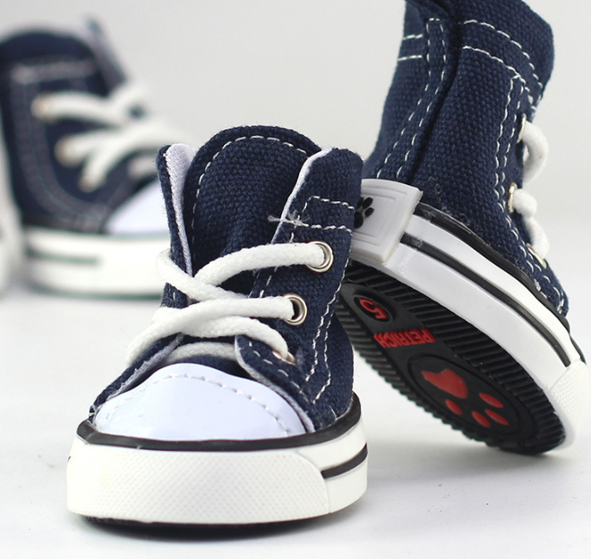 Cowboy Canvas Dog Shoes