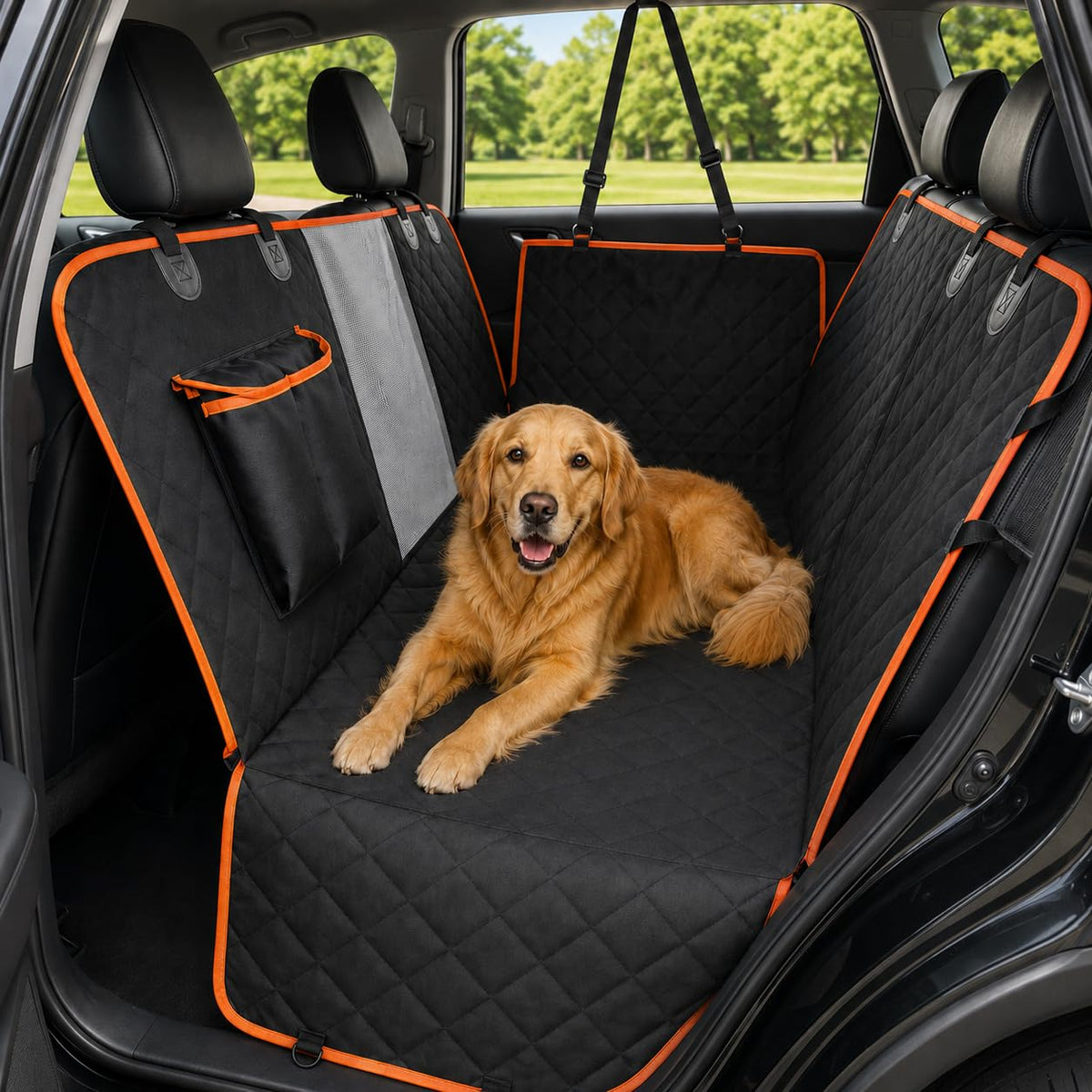 Waterproof Dog Hammock Car Seat Cover