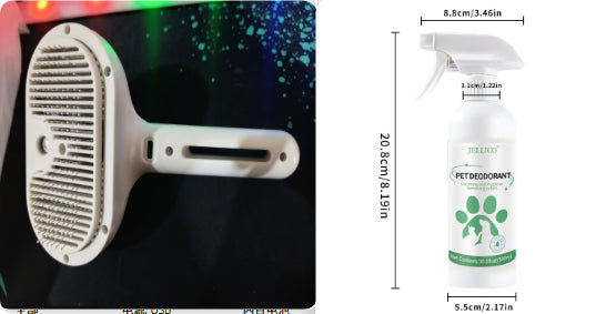 Self-Cleaning Pet Comb With Mist