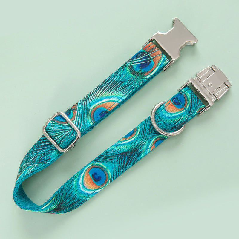 Zinc Alloy Buckle Large Dog Collar