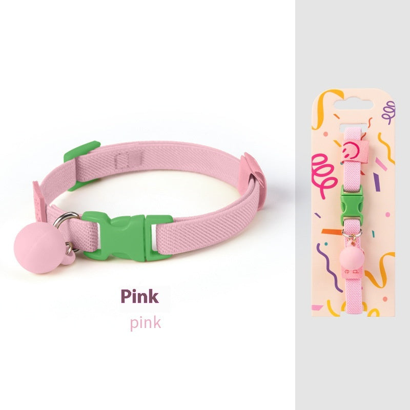 Small Dog Decorations Pet Collar Polyester