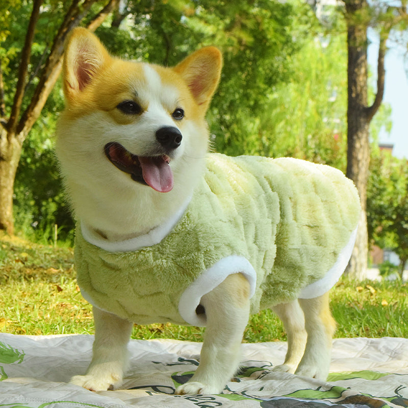 Dog Clothes Fall And Winter Medium-Sized Anti-Dirty Warm Padded Vest