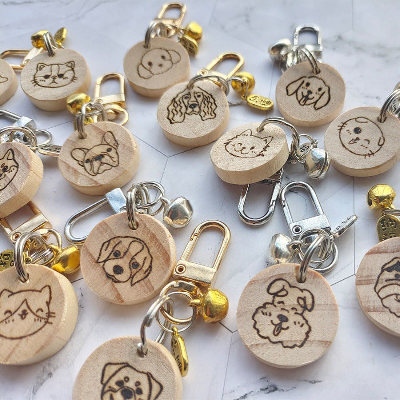 Double-Sided Dog ID Card Decoration