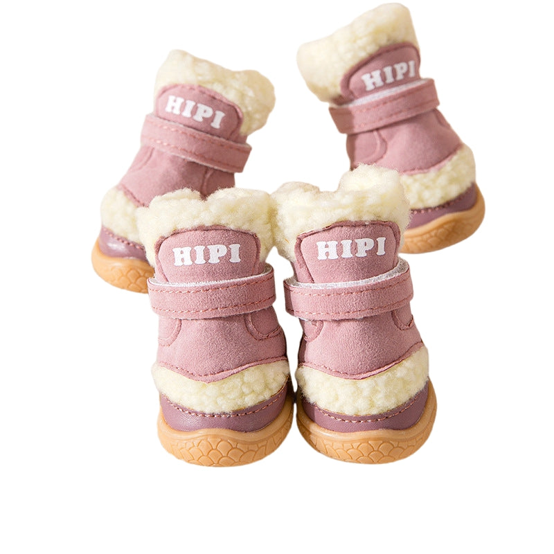 Thick Anti-Slip Winter Dog Boots