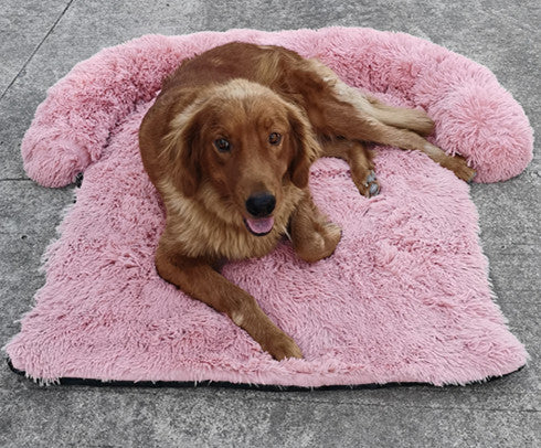 Removable And Washable Plush Blanket For Kennel