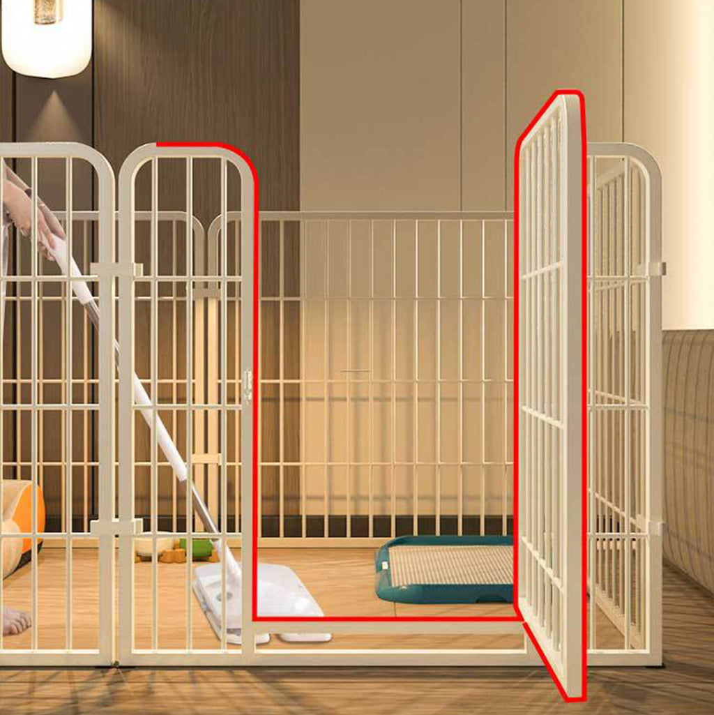 6Panel Dog Pet Puppy Playpen Metal Indoor Outdoor Dog Fence For Small Medium Dog