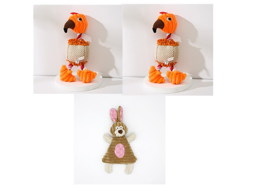 Donkey Plush Squeaky Dog Toy