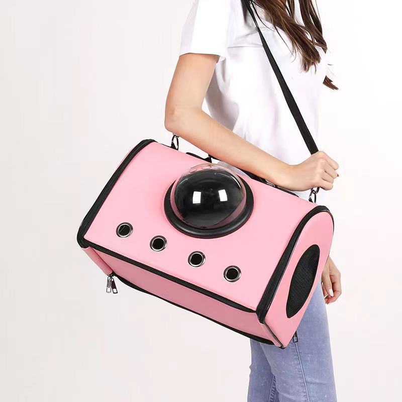 Pu Rainproof Transparent Go Out Portable Pet Bag
