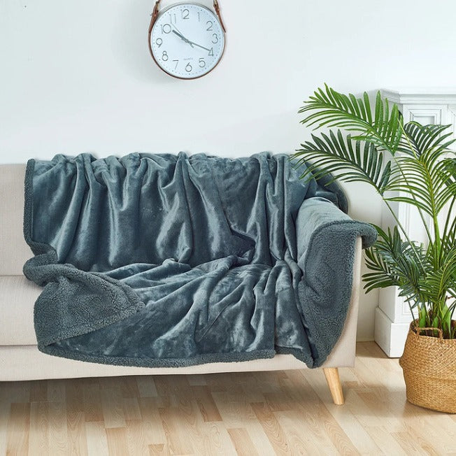 Waterproof Short Plush Dog Sofa Cushion