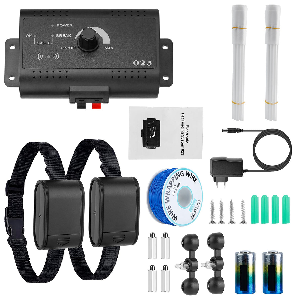 Electric Dog Fence System with Collar