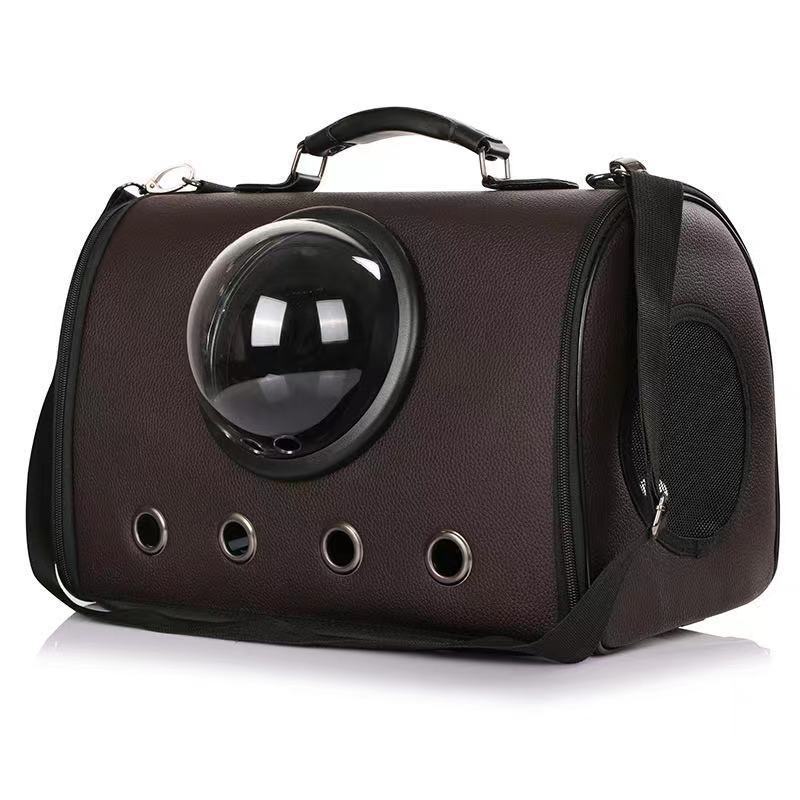 Pu Rainproof Transparent Go Out Portable Pet Bag