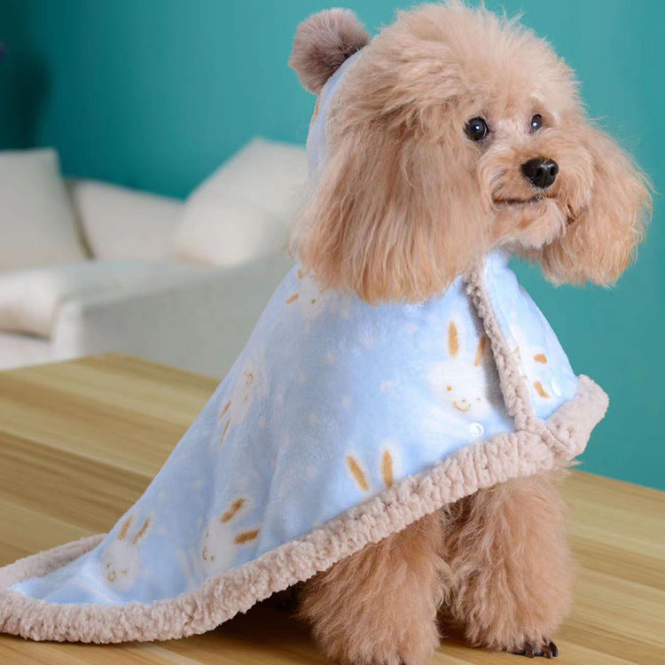 Velvet Warm Dog Pajamas Sleeping Bag