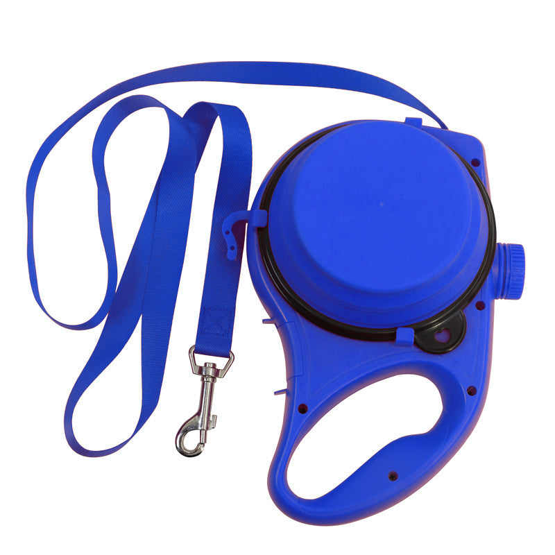 Outdoor Dog Walking Portable Three-In-One Kettle Hand Holding Rope