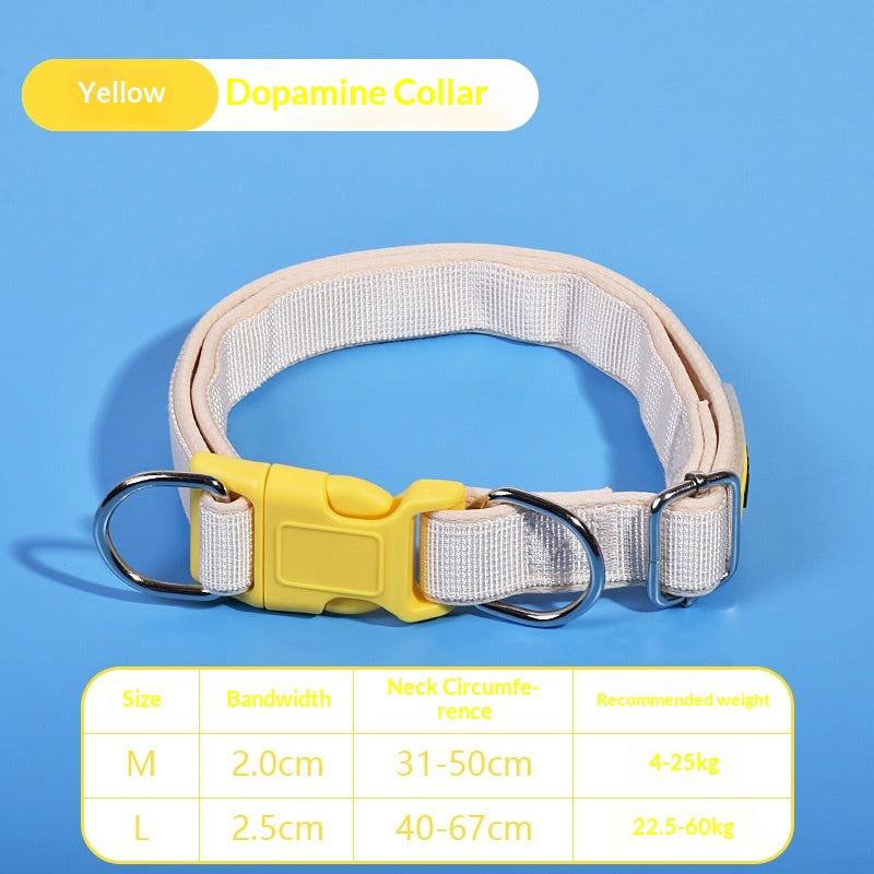 Comfortable Solid Color Dog Collar