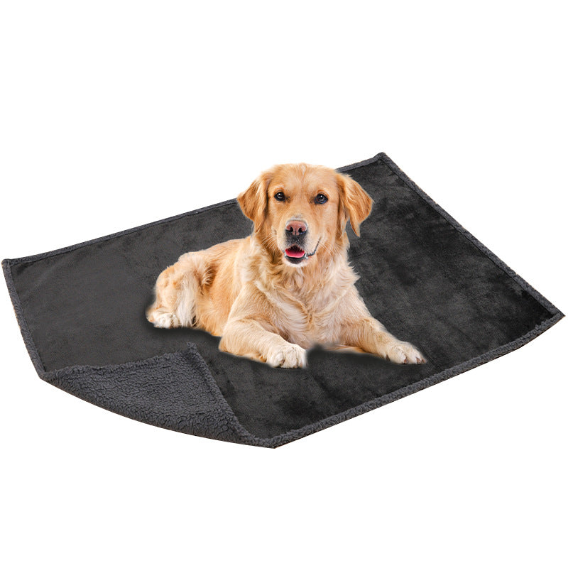 Flannel Fleece Thickened Pet Blanket