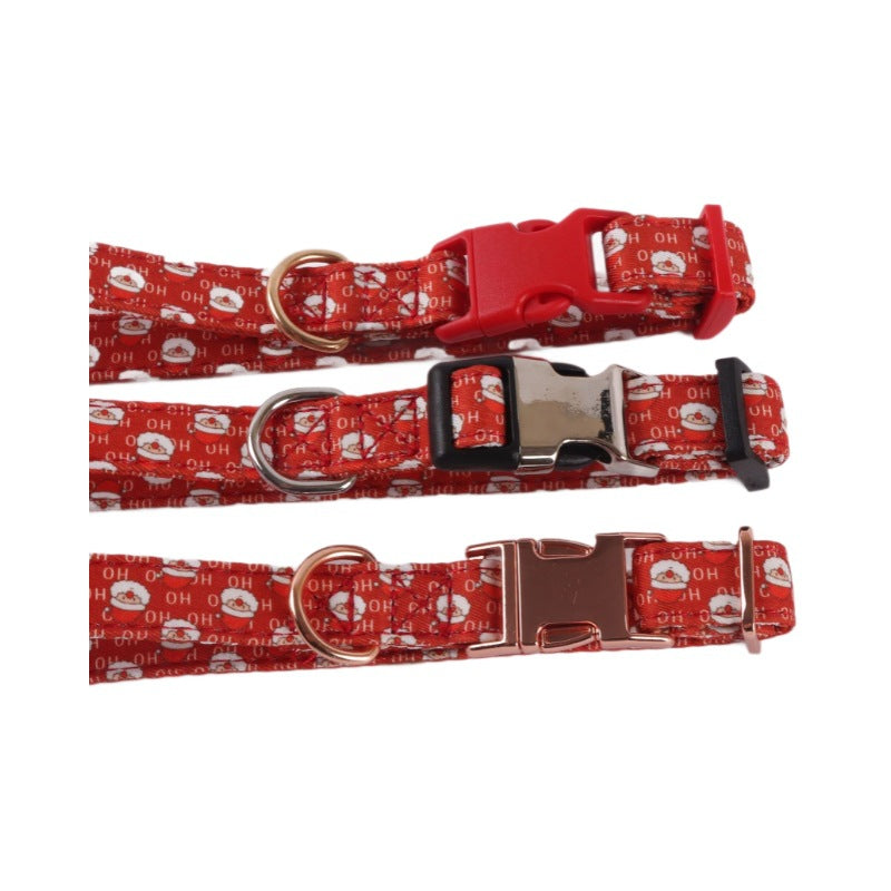 Pet Supplies Design Christmas Series Bow Sunflower Holiday Dog Collar