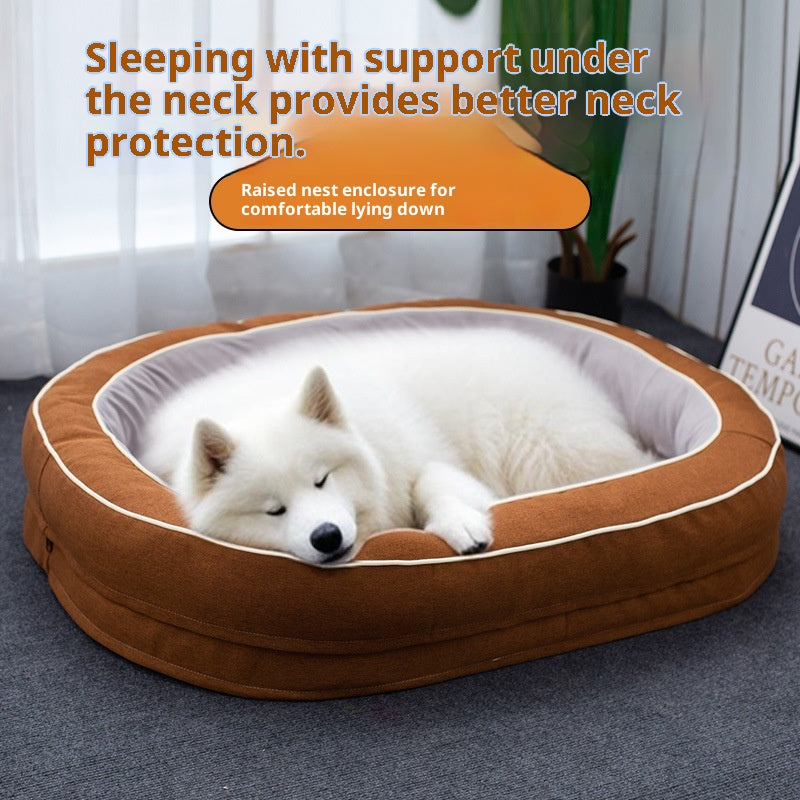 Kennel Four Seasons Universal Oval Large Removable Pet Bed