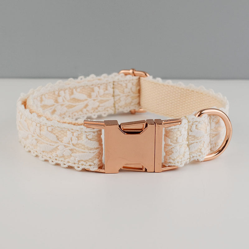 Velvet Pet Collar Traction Rope