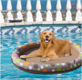 Inflatable Dog Pool Floating Bed